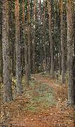 Otto Hesselbom The Forest oil on canvas